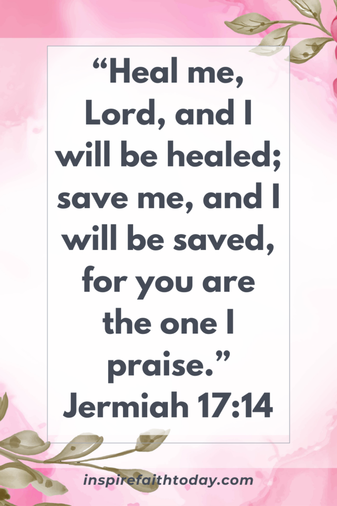 20 Uplifting Bible Verses for Healing